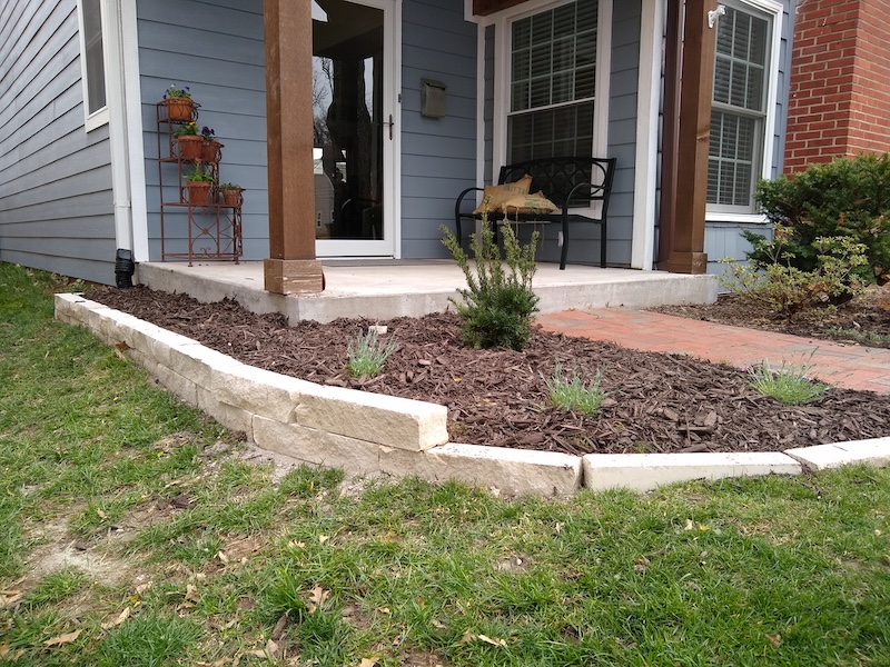 Birch White Stone Edging