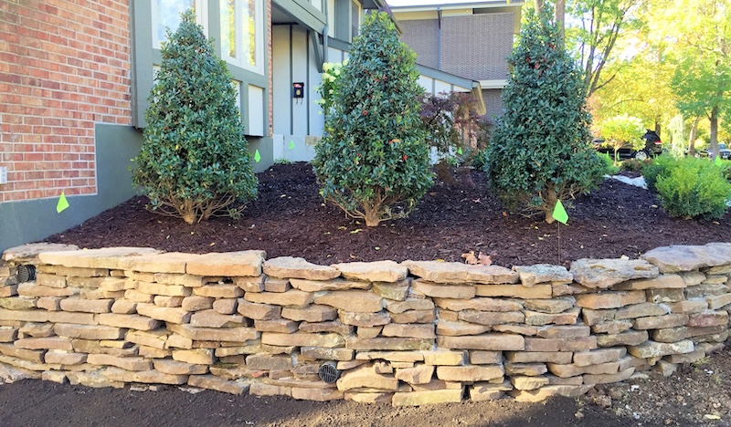 Moss Stipple Top Wall Stone