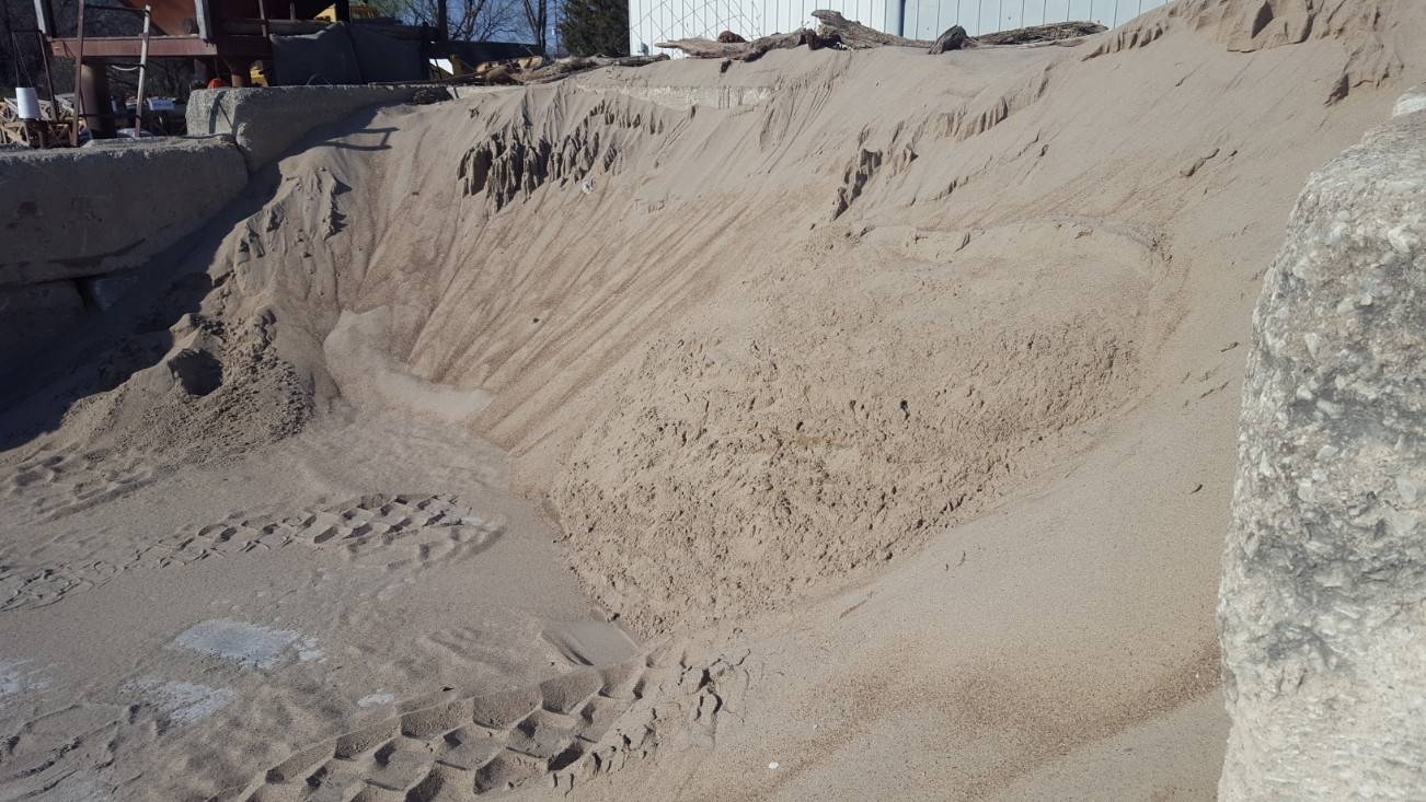 Photo of a sand pile