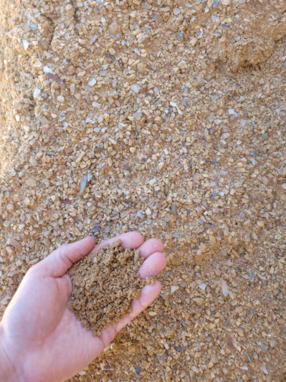 Close up photo of decomposed granite located in Kansas City