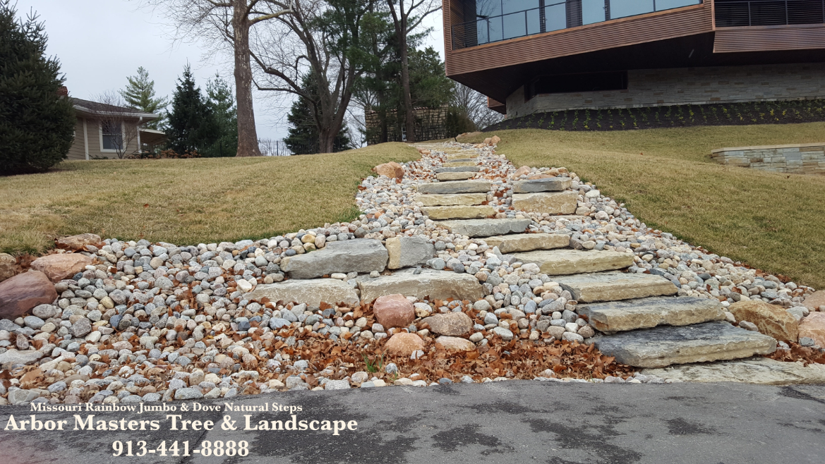 Missouri Rainbow Jumbo used on a hillside to control erosion located in Kansas City