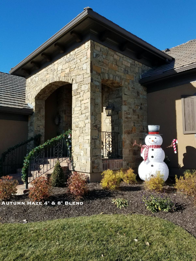 Autumn Haze Veneer home exterior entry